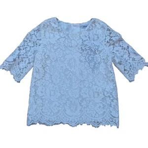 Dolce Gabbana girls lace blouse 6Y or 9/10Y - Picture 1 of 7