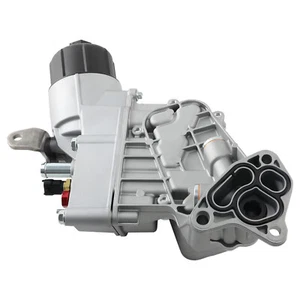 Oil Cooler Filter Housing For Jeep Grand Cherokee 14-2019 68525212AA Aluminum - Picture 1 of 11