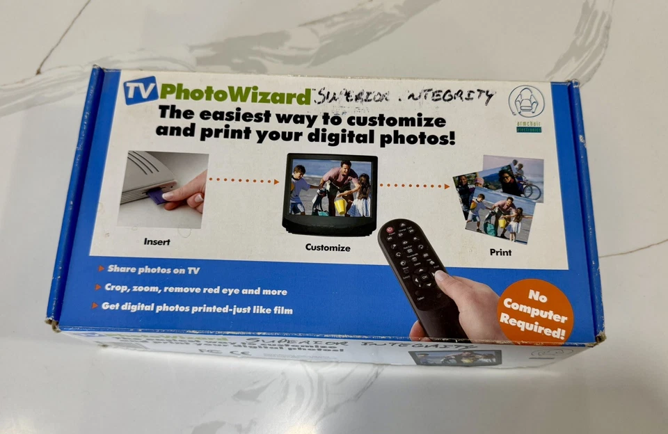 TV Photo wizard, Edit Photos On TV, No Computer Required, Remote, Easy, Low Tech - Image 1 of 4