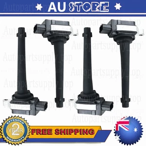 4* Ignition Coil Fit Nissan D50 VN10 NV200 M20 HR16DE Livina MR18DE 22448-CJ00A - Picture 1 of 9
