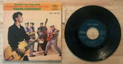 45 7" FRENCH EP GENE VINCENT DANCE TO THE BOP CAPITOL EAP 1-20287 Foto 1 de 2