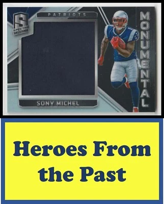 2018 Panini Spectra Monumental Memorabilia #2 Sony Michel #/199 066-C - Image 1 of 2
