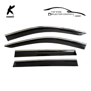Wind Deflector Set for TOYOTA RAV4 | 2019 - 2023 | Front & Rear | 4 Pcs | Chrome - Picture 1 of 4