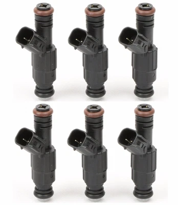 Set (6) Fuel Injectors For 2004-2010  DODGE DAKOTA 3.7  0280158020 - Image 1 of 4
