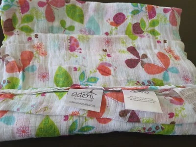 Manta para bebé Aden + Anais Zutano mariposa envoltura muselina caracol flor Ladybug Foto 1 de 4