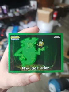 2025 TOPPS CHROME 25TH ANNY SPONGEBOB SQUAREPANTS KELP GREEN DAVY JONES LOCKER - Picture 1 of 2