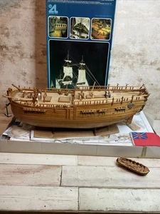 Artesania Latina H.M.S. Modelo de barco ENDEAVOUR BARK 1768 madera/latón.1:60 - Imagen 1 de 13