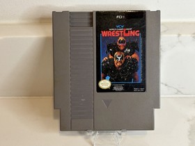 WCW World Championship Wrestling - 1990 NES Nintendo Game - Cart Only - TESTED!