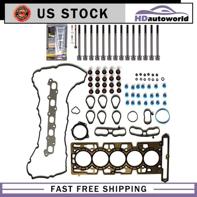 Juego de pernos de junta de culata para Chevrolet Colorado Hummer GMC Canyon 2004-2006 3,5 L Foto 1 de 4