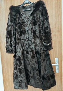 Pelz Mantel Damen, Braun, Größe 38 - Bild 1 von 4