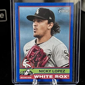 2025 Topps Heritage Nicky Lopez #371 Blue Border SP Chicago White Sox - Picture 1 of 1