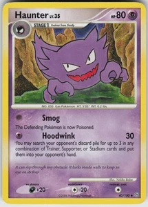 Pokemon TCG Haunter 40/100 Stormfront Uncommon card Normal - Picture 1 of 2