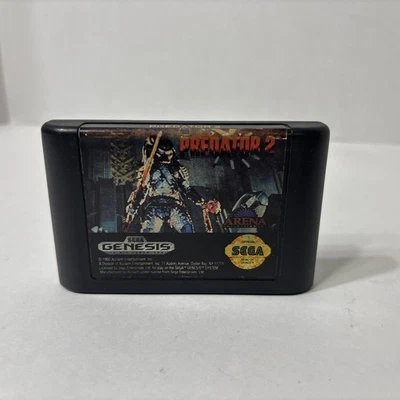 Predator 2 (Sega Genesis, 1992) Authentic Game Cartridge - Image 1 of 4
