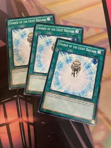 YUGIOH - CARGA DE LA BRIGADA LIGERA X3 - COMÚN - SR02 - 1ª EDICIÓN - CASI NUEVO - Imagen 1 de 1