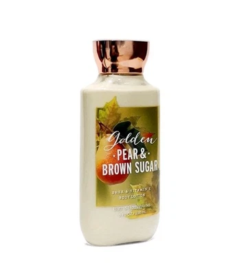 Bath & Body Works Golden Pear & Brown Sugar 8 OZ Ultra Karité Loción Corporal VER DESC Foto 1 de 4
