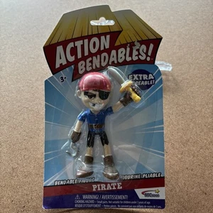 PIRATE 4 IN ACTION BENDABLES! EXTRA BEWEGLICHE FIGUR VON NJ CROCE - NEU IN VERPACKUNG - Bild 1 von 14