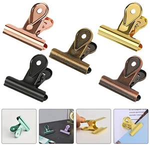 5 Pcs Langes Schwanzclip -Schreibwaren Büro Büroklammern Klemmen Papierklemmen - Bild 1 von 12