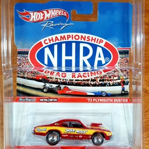 Hot Wheels NHRA Championship Drag Racing '73 Plymouth Duster Real Riders 2012 - Picture 1 of 3