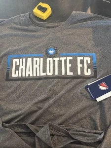 Herren T-Shirt Fanatics grau Charlotte FC Kurzarm XXL - Bild 1 von 6