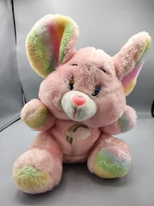 Juguete de peluche Happy Mates Bunny Rabbit de colección arco iris conejito de Pascua animal de peluche - Imagen 1 de 3