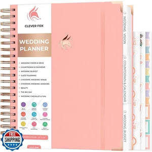 Clever Fox Hochzeitsplaner - Notizbuch Organizer für Braut - Hochzeitsplanung  - Bild 1 von 5