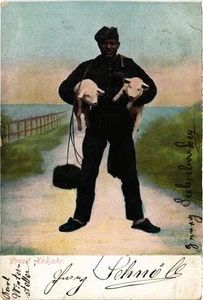 PC SPAZZACAMINO FELICE ANNO NUOVO (a73829) - Foto 1 di 2