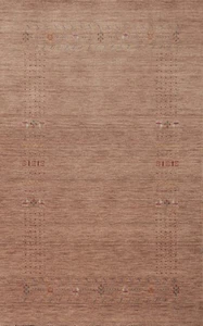 Tribal Style Bordered Oriental Area Rug 5x8 ft Hand-knotted Wool for Bedroom - Picture 1 of 13