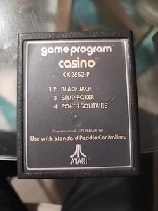 Atari 2600 Casino Game - Picture 1 of 1