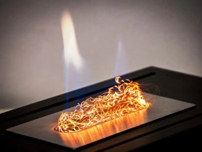 GLOW FLAME INCANDESCENT FIBERS - GLOW EFFECT BIOFIREPLACE , GAS FIREPLACE 1 GRAM - Image 1 of 4