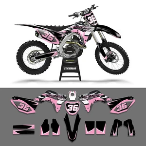 Custom MX Vinyl Fairing Sticker Graphics SPORT For CRF 450 2015-17 18 19 - Picture 1 of 11