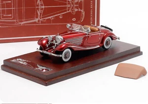 Liberty 1/64 Mercedes-Benz 500K Special Roadster 1936 rojo2 modelo de coche diecast - Imagen 1 de 6