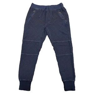Felpa KITH Bleecker blu scuro indaco trapuntato jogger taglia M nuova 2014 - Foto 1 di 4