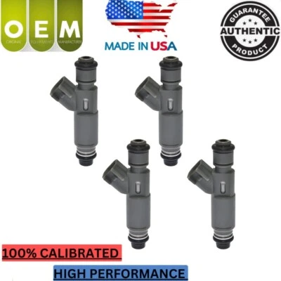 NEW OEM 4x Denso Fuel Injector Fits For 2007 Saturn Sky 2.4L #12582704 - Image 1 of 4