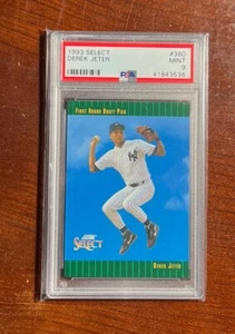 1993 Select Derek Jeter Rookie🔥PSA 9🚨MINT💎Iconic Clouds☁️New Label⭐️ - Picture 1 of 2