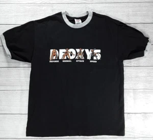 Vintage Pokemon Deoxys T-Shirt Nintendo Size Youth XL 2005 Black & Gray - Picture 1 of 12