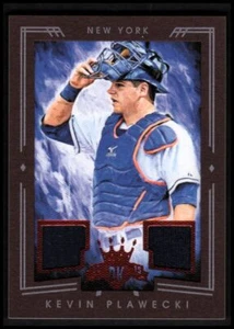 Camiseta deportiva 2015 Diamond Kings DK Materials enmarcada roja #216 Kevin Plawecki/99 - casi nueva-como nueva - Imagen 1 de 2
