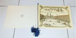 Calendario 1953 CIRCOLO SOCIETA' DEL WHIST TORINO Piazza San Carlo stampe - Picture 1 of 3