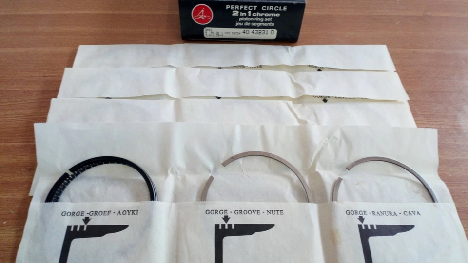 Piston Rings Set for Opel Manta B Rekord E Ascona 84.80mm Bore STD - Image 1 of 1