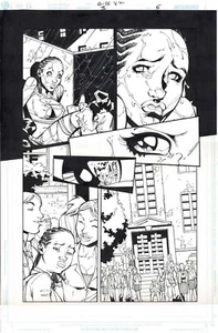 GEN 13 #3 ORIGINAL COMIC ART PAGE SPLASHY ACTION ARTWORK COMICS PG GGA GEN13 - Picture 1 of 1