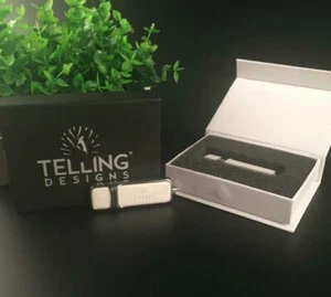 Customized Company Gift logo leather key chain USB 3.0 flash pen drive USB box - Picture 1 of 8