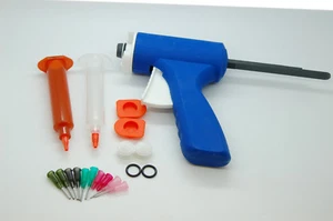 10ML/10CC SPRITZENSPENDERPISTOLE, MANUELLE KLEBEPISTOLE, FLIEGENFISCHEN UV KLEBEPISTOLE SET - Bild 1 von 3