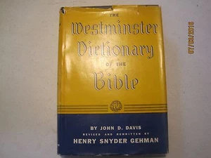 The Westminister Dictionary of the Bible Revised and Rewritten John Davis jk145 - Imagen 1 de 3