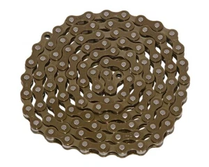 KMC BRAND Single Speed Bicycle Chain 1/2" x 1/8" x 112L Cruiser BMX FIXIE MTB  - Picture 1 of 15