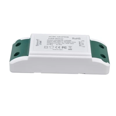 LED Driver 12V DC 24W 2A LED Power Transformer For LED Strip Light And Cabi Kit - Image 1 of 4