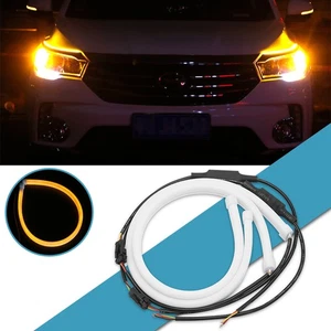 2 Stk. 45 cm flexible LED-Leiste für Tagfahrlicht, Blinker, Parkleuchten - Bild 1 von 19