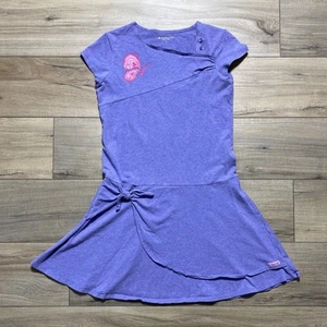 American Girl Girl’s Butterfly Twist Dress Faux Wrap Size 16 Purple EUC - Picture 1 of 11