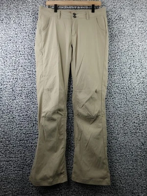 Pantalones Prana para mujer 8 caqui de nailon enrollables senderismo al aire libre Foto 1 de 4