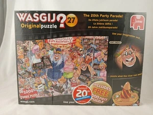 Wasgij? x2 1000 Piece Original Puzzles #27-The 20th Party Parade! & Bonus-NEW! - Picture 1 of 6