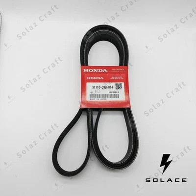 Correa de transmisión Serpentine Civic 2017-22 CR-V fabricante de equipos originales Honda 31110-59B-014 2016-21 Foto 1 de 4