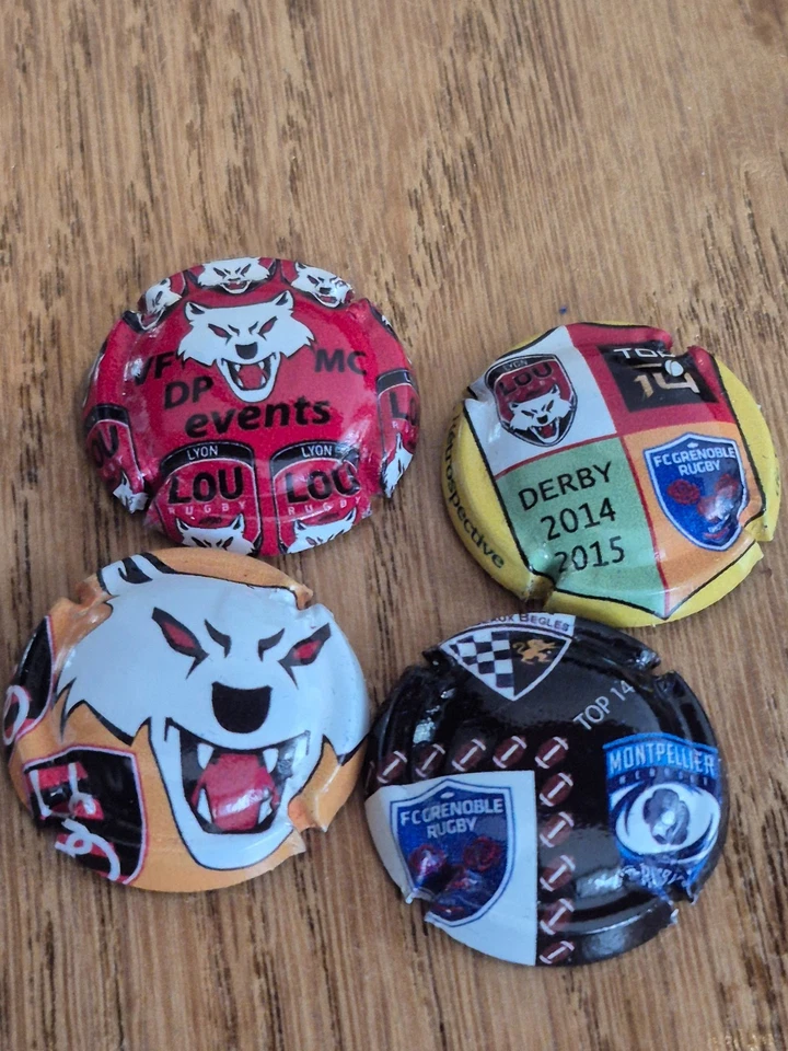 capsule de champagne de venoge lot de 4 differentes rare - Photo 1/1